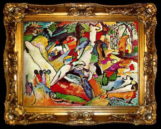 framed  Wassily Kandinsky komposition, ta009-2